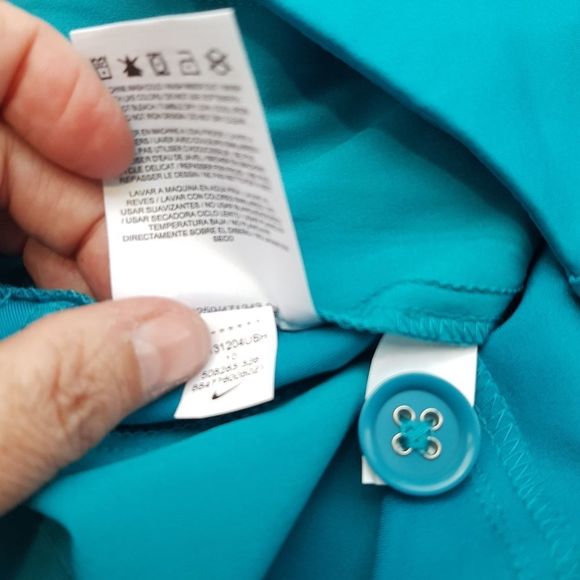 NIKE Golf Tour Performance DriFit Shorts Turquoise Medium - Picture 8 of 9